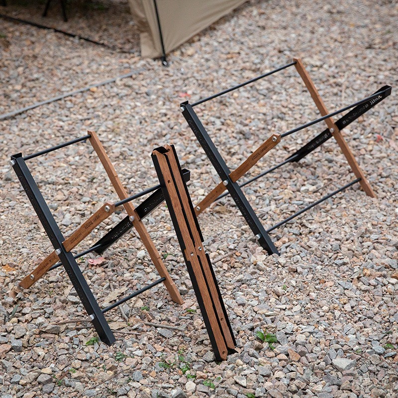 Camping Cooking Table - Portable Folding Camping Tables Basket Multi