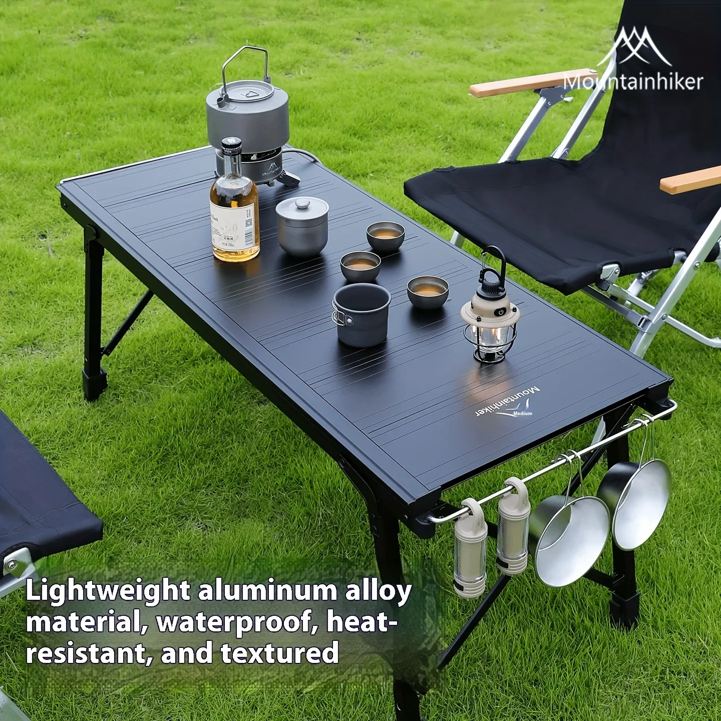 Camping Cooking Table - Mountainhiker Folding Camping Lift Table Portable