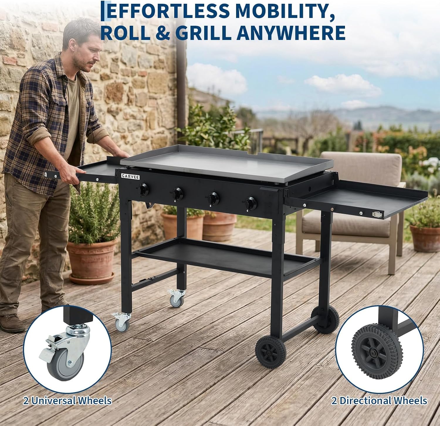 Tacleekii 36 Inch Flat Top Gri - огляд і ціна Camping Cooking Flat Top