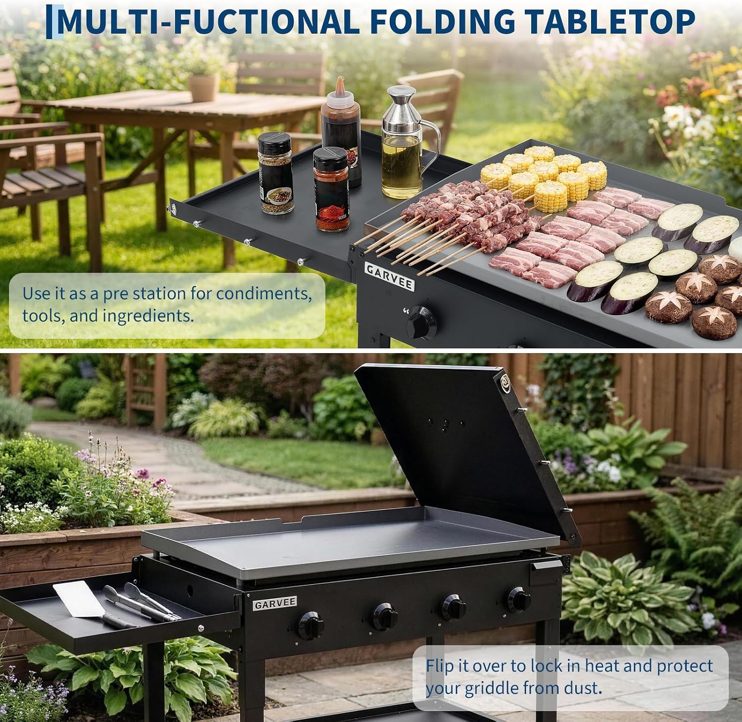 Tacleekii 36 Inch Flat Top Gri - огляд і ціна Camping Cooking Flat Top