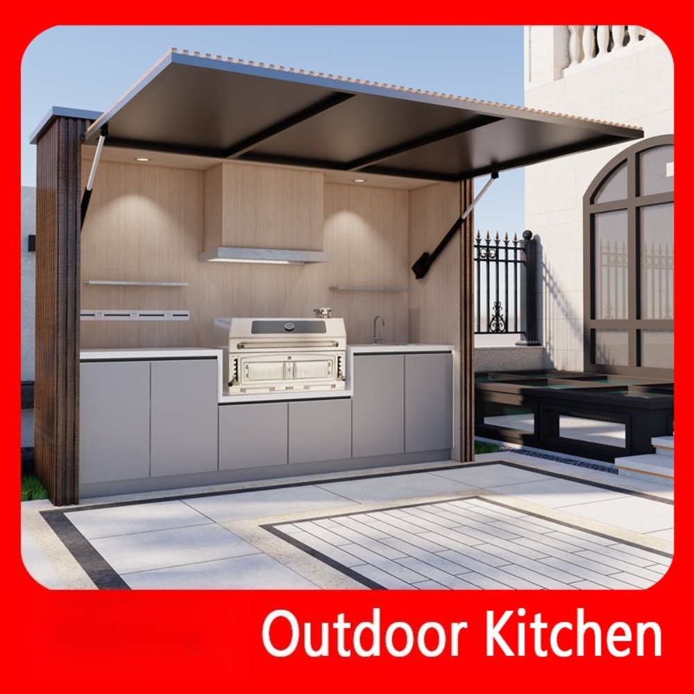 Mobile Outdoor Kitchen Island  - огляд і ціна Camping Cooking Dining Set