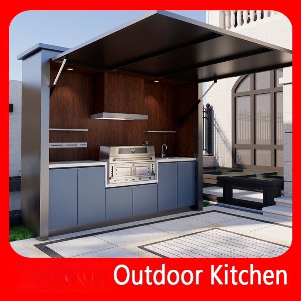 Mobile Outdoor Kitchen Island  - огляд і ціна Camping Cooking Dining Set