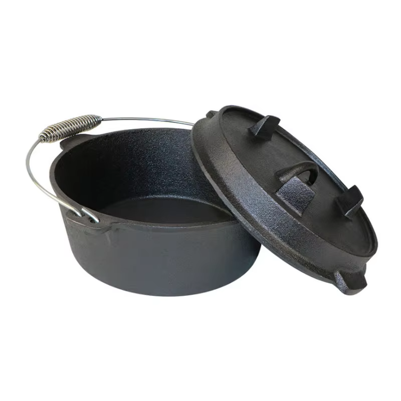 25cm Cast Iron Dutch Oven Camp - огляд і ціна Camp Dutch Oven Cast
