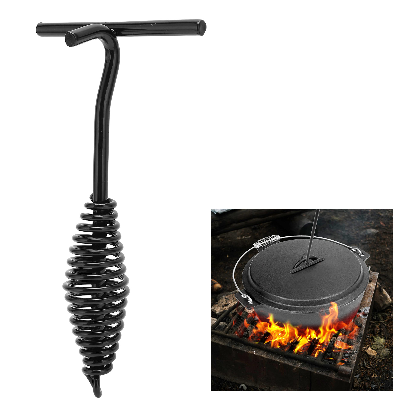 19.5cm Dutch Oven Lid Lifter C - огляд і ціна Camp Dutch Oven Cast