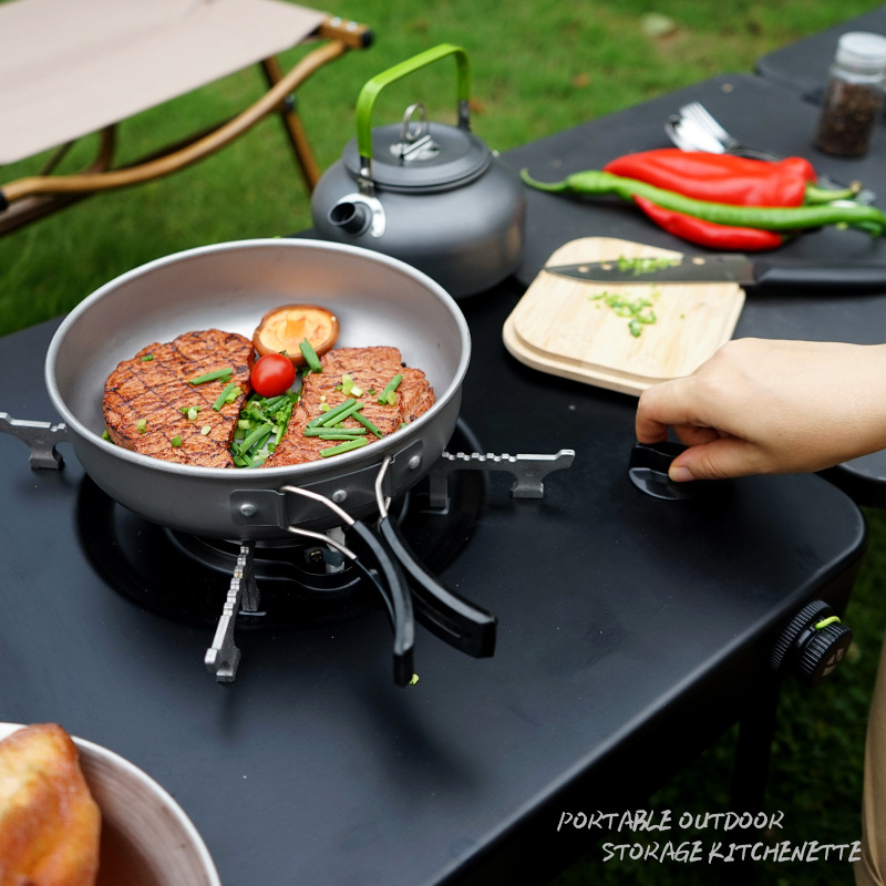 Portable Mobile Camping Kitche - огляд і ціна Camping Cooking Table