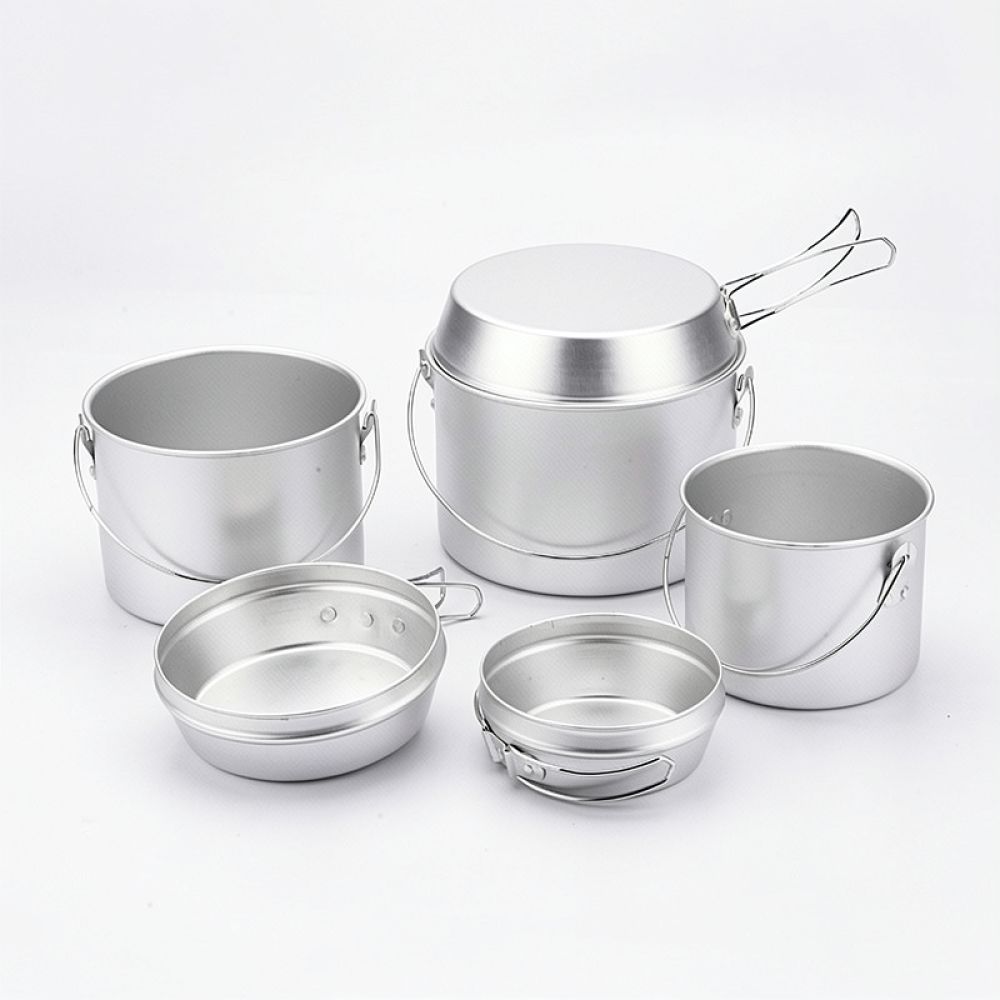 Portable Aluminum Camping Pot  - огляд і ціна Camping Cooking Dining Set
