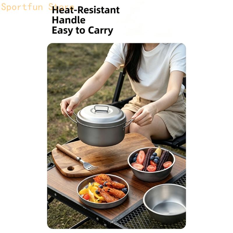 Trail Meal Cookware with Metal - огляд і ціна Camping Cooking Dining Set