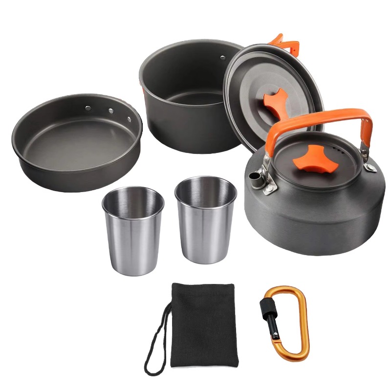 High Quality Outdoor Lightweig - огляд і ціна Quality Camping Cooking Set