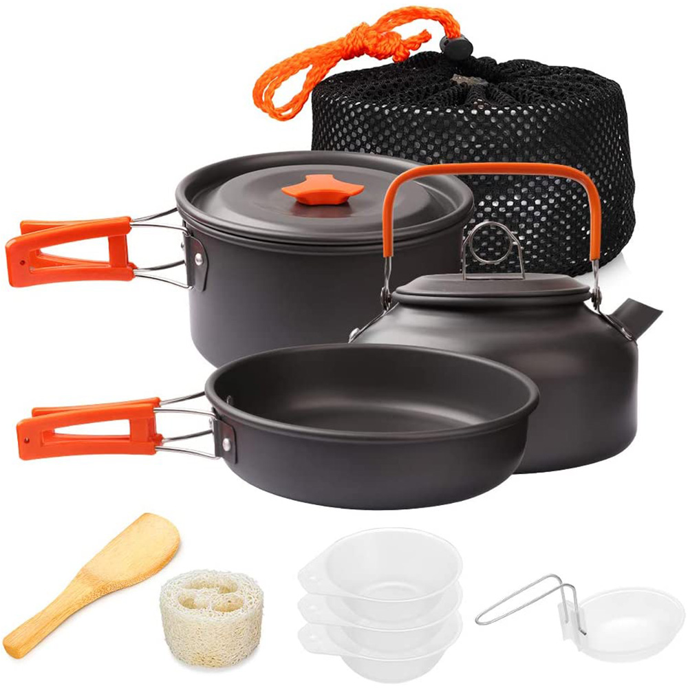 1pcs/1set Camping Cookware Kit - огляд і ціна Camping Cooking Organizer