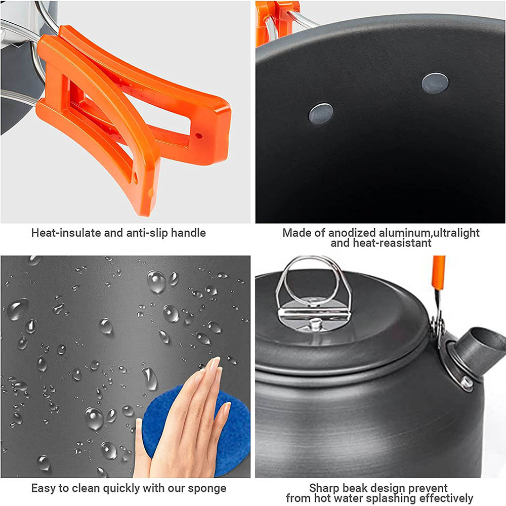 1pcs/1set Camping Cookware Kit - огляд і ціна Camping Cooking Organizer