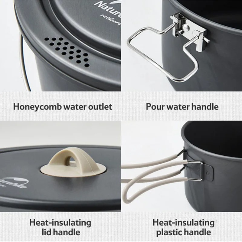 Naturehike 2025 New Outdoor Pi - огляд і ціна Quality Camping Cooking Set