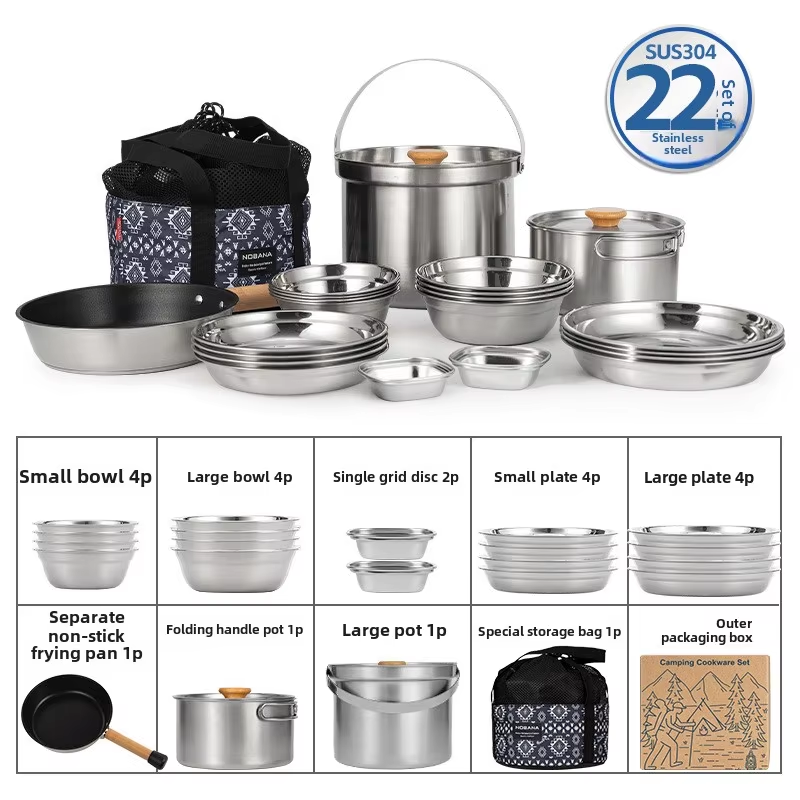 NOBANA Newest Outdoor Stainles - огляд і ціна Camping Cooking Organizer