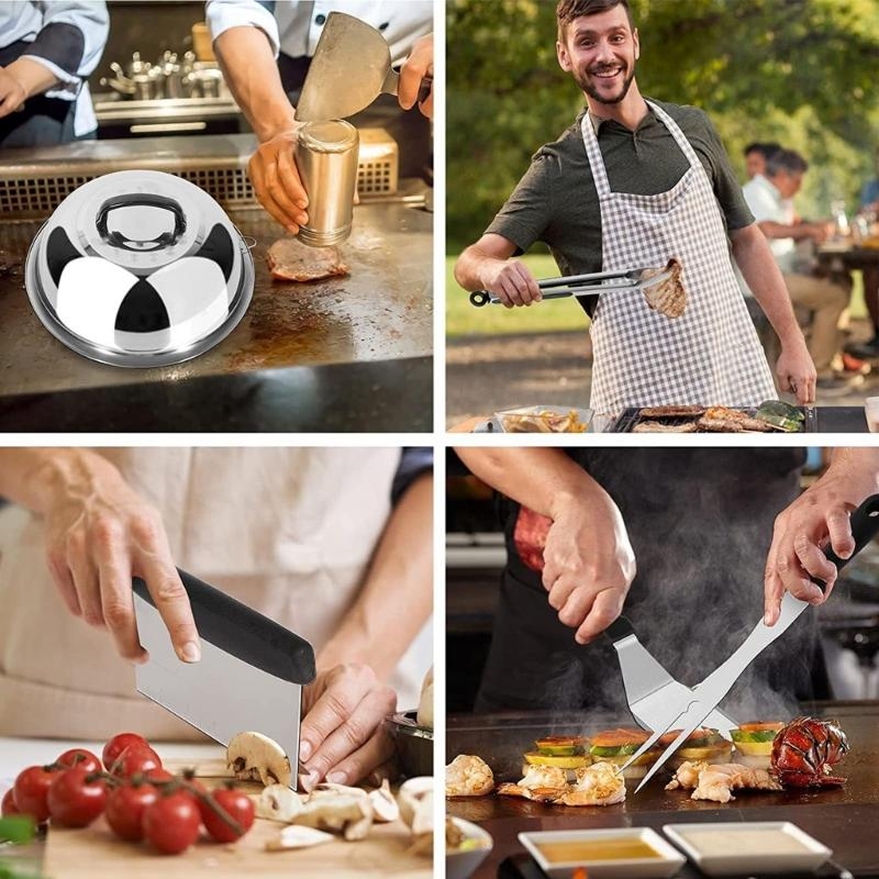 14Pcs Griddles Accessories Kit - огляд і ціна Camping Cooking Flat Top