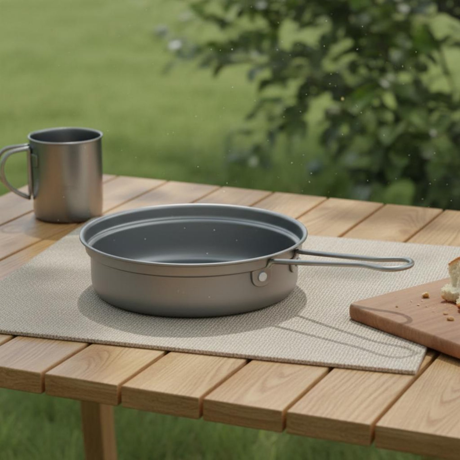 2 Pieces Metal Camping Cook Se - огляд і ціна Camping Cooking Dining Set