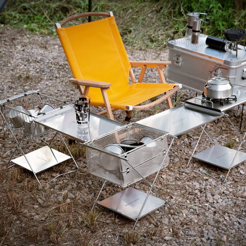 Outdoor Stainless Steel Foldin - огляд і ціна Camping Cooking Table