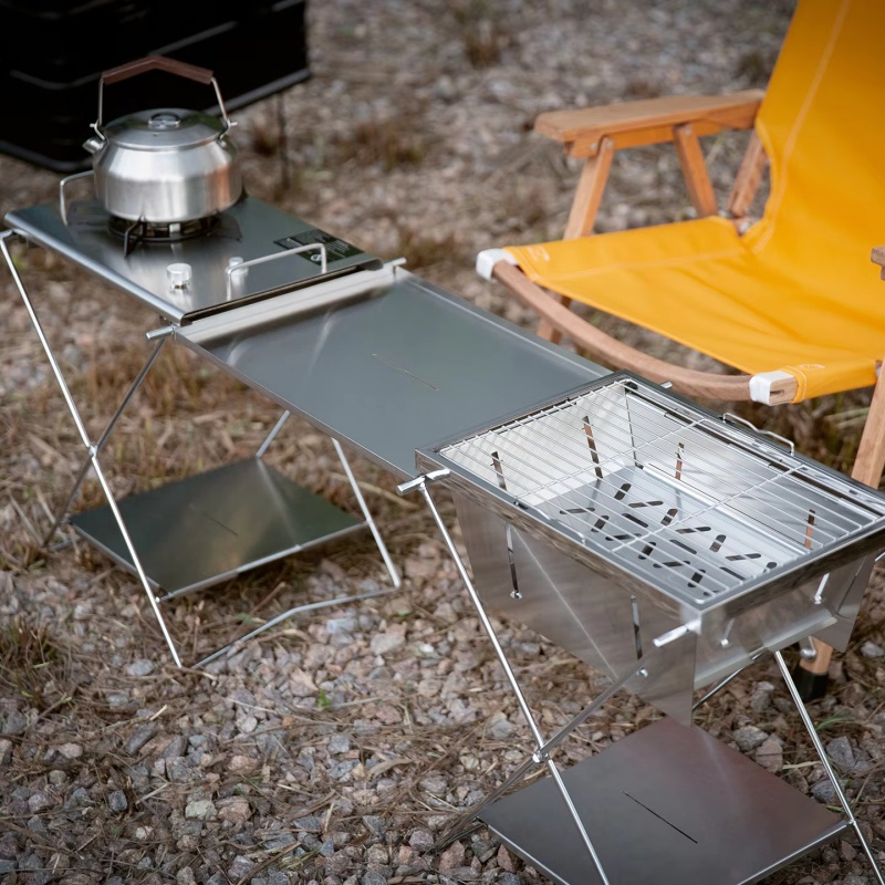 Outdoor Stainless Steel Foldin - огляд і ціна Camping Cooking Table