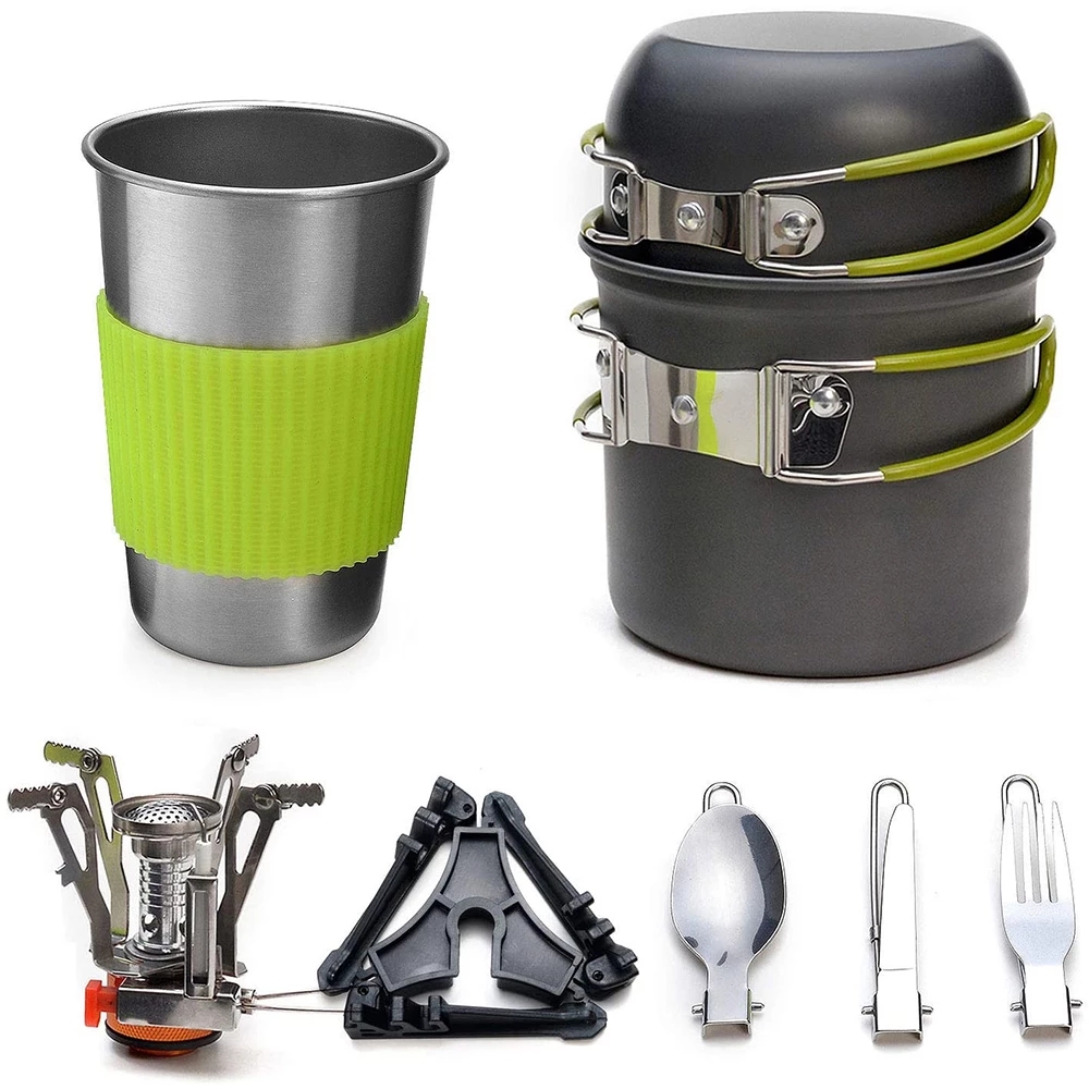 Camping Cookware Kit with Stov - огляд і ціна Camping Cooking Organizer