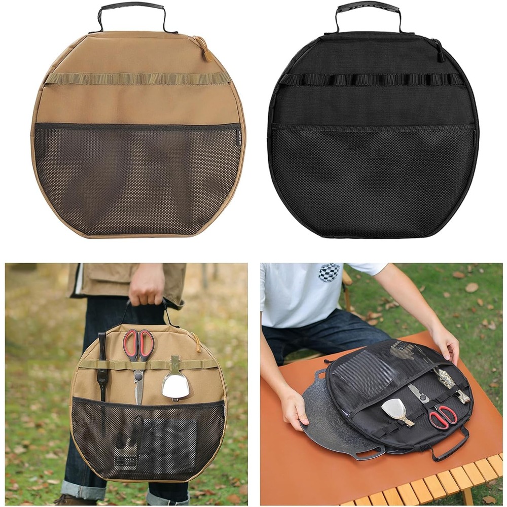 Grill Pan Storage Bag, Portabl - огляд і ціна Camping Cooking Organizer